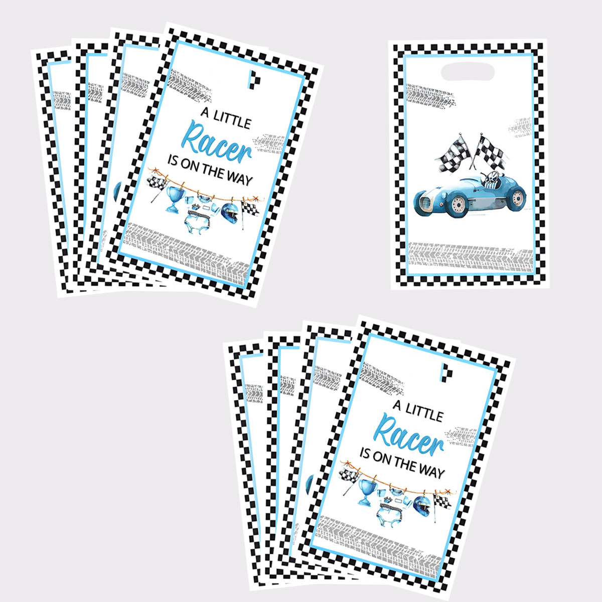 Party Games At Christmas - Подарочные пакеты на тему гонок (20/40