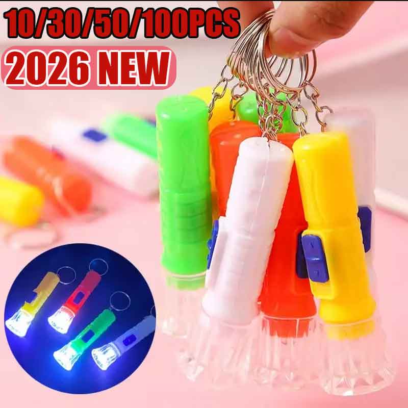 Party Games Mini - 10/30/50/100 шт. Миниатюрные детские светодиодные фонарики-игрушки