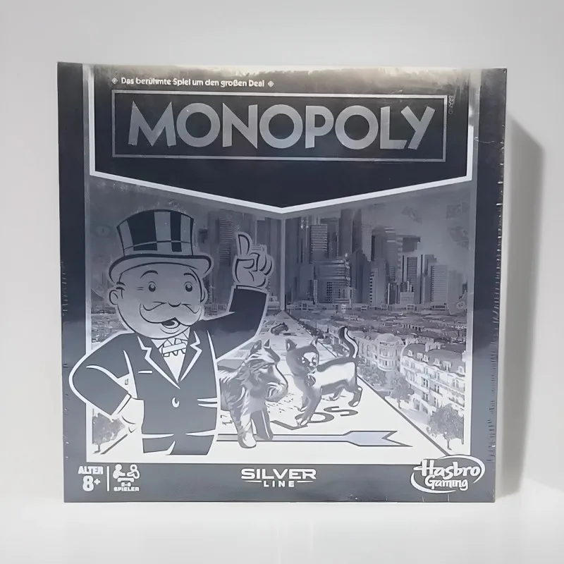 Hasbro Game Monopoly - Фигурка Hasbro Monopoly, серебристая кукла, доска,