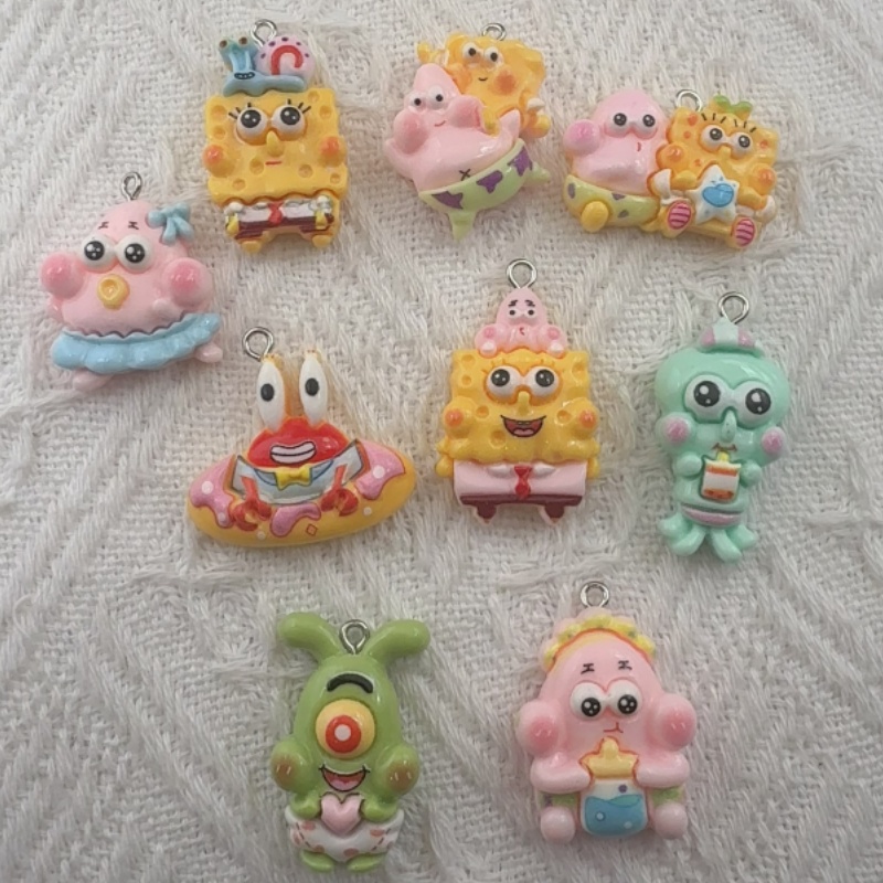Party Games Birthday - 10 шт. подвесок из смолы с