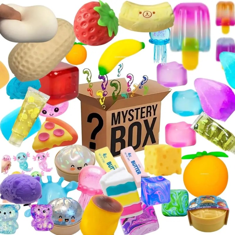 Party Games Birthday - Набор из 100+ игрушек-сюрпризов: Новинки, антистресс,