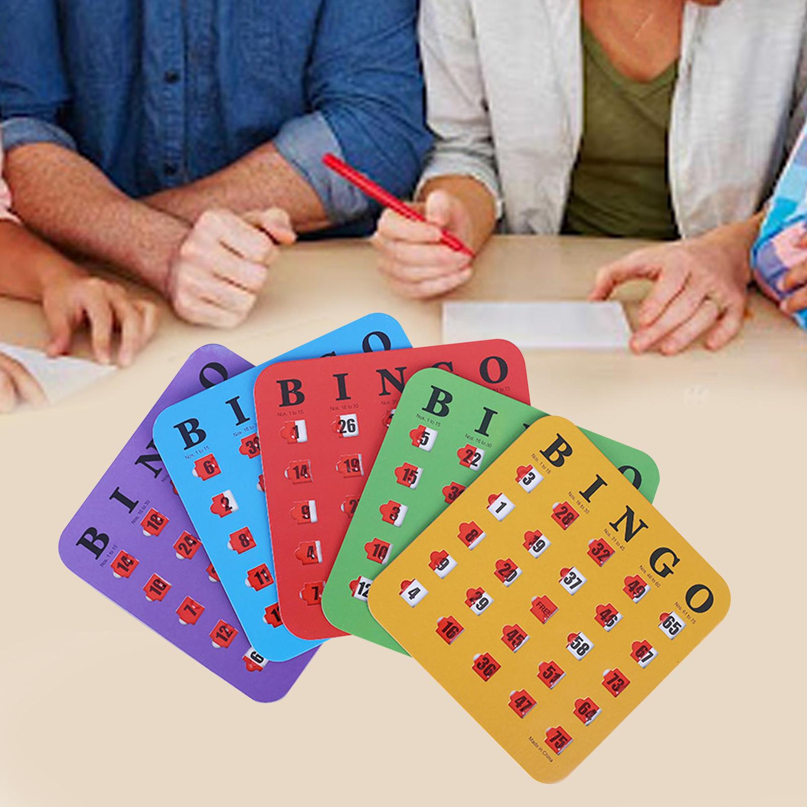 Party Games For Adults Large Group - 5-компонентный картон для бинго с большим