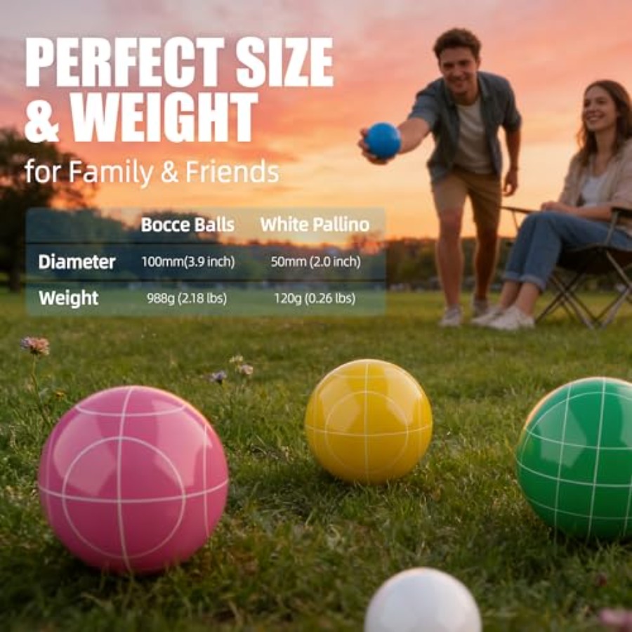 Набор для игры в бочче для дво – обзор и цена Bocce Ball Lawn