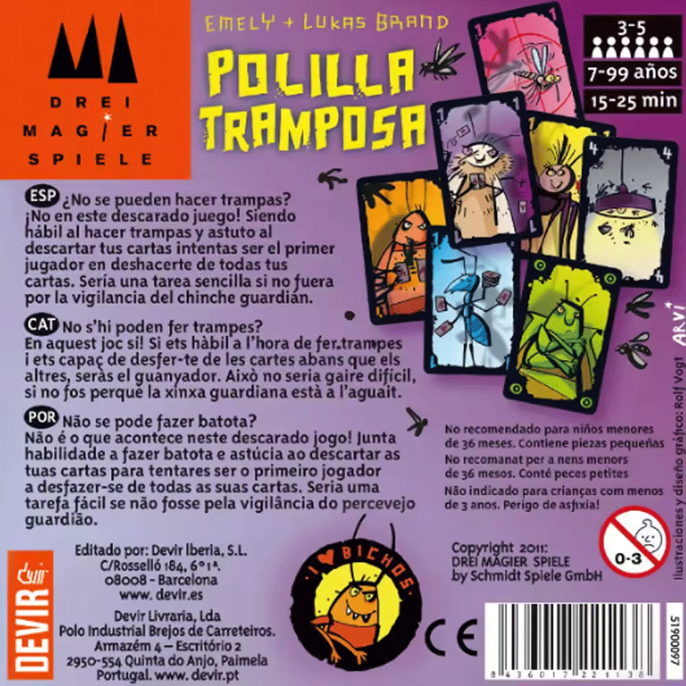 Настольные игры Polilla Trampo – обзор и цена Party Games Juego