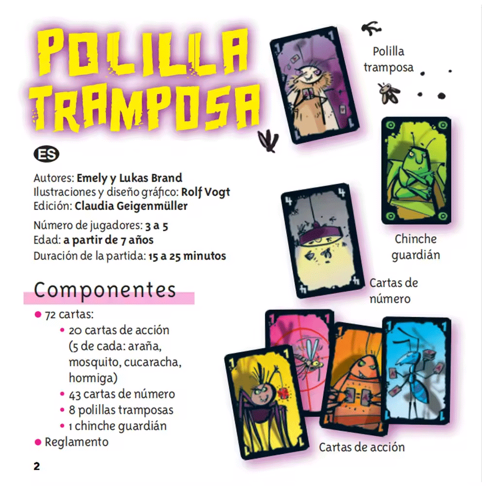 Настольные игры Polilla Trampo – обзор и цена Party Games Juego
