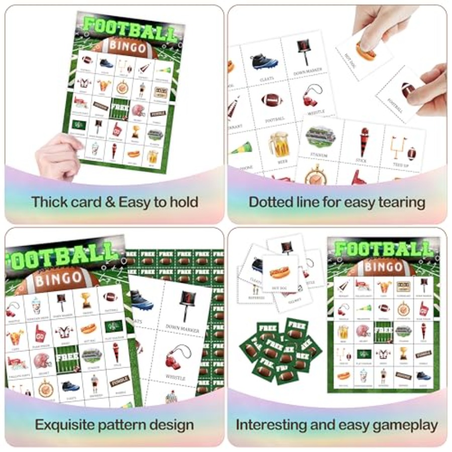 Набор для игры в бинго на футб – обзор и цена Party Games For Adults Large Group